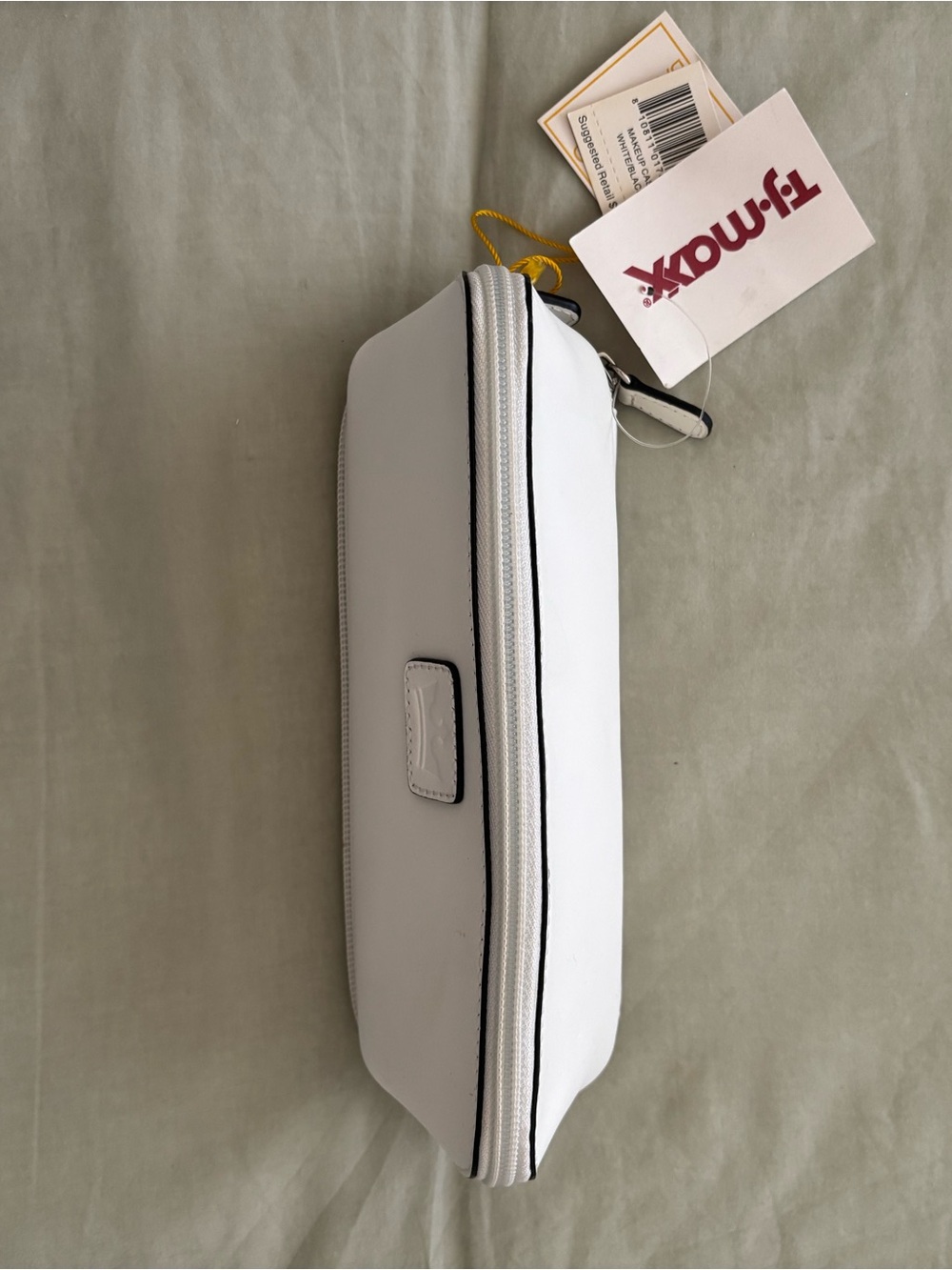 White Travel Toiletry/Makeup Bag